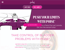 Tablet Screenshot of poise.com.au